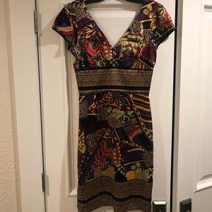 Single brand multi colored dress
